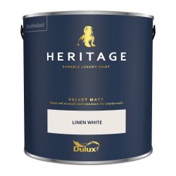 Dulux Heritage Matt Linen White 2.5Ltr
