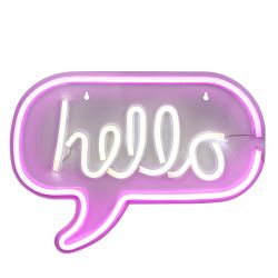 Lola Hello Neon Light