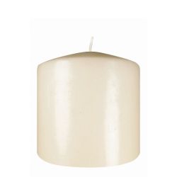 Ivory Pillar Candle 10X10