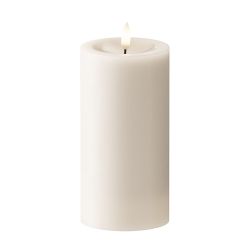 Ivory Pillar Candle 7.5x15cm