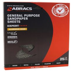 Gp Sandpaper Sheet 230Mm X 280Mm 40 Grit 25Pk