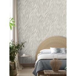 Crown Ember Wallpaper, Grey