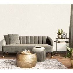 Vymura Gianni Plain Heavyweight Vinyl Wallpaper, Stone