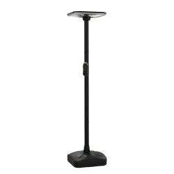 Ener - J 240W Pir Solar Garden Light With Water Tank Stand 25W Solar Panel 24Ah Battery Cct Switchable Black