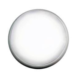 Ener - J Led Bulkhead 9 In 1 Power And Cct Switchable With Microwave Sensor White 320Mm 22W Ip65 Ik10