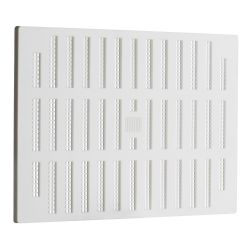 Ventilation - 9 inch x 6 inch White Plastic Adjustable Vent