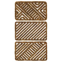 JVL Boston Brush Scraper Doormat 39x59cm