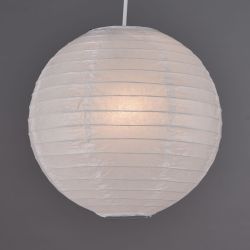 30cm(12") Round White Paper Shade.