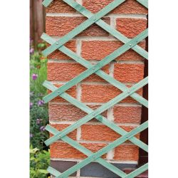 The Good Life Expandable Trellis 1.8 x 0.9m Green
